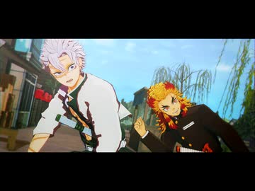 【鬼滅のMMD】阿修羅ちゃんショート【実弥新モデルテスト】