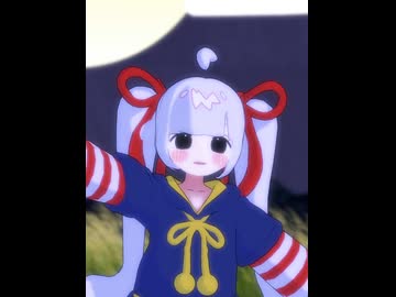 【MMDモデル配布】月見パイもち子で「『ray』マジカルミライVer」【ショート】