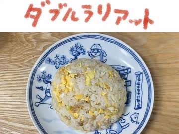 【古のニコニコ動画祭】ダブルラリアットに合わせてチャーハンつくるョ実写版だョ