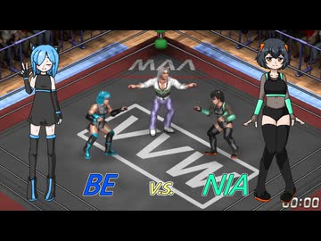 VOICEVOXプロレスリング 秋季興行第一試合 猫使ビィ vs 琴詠ニア【ファイプロワールド】