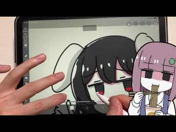 因幡てゐを静かに描きました【東方】