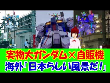 【海外の反応】 日本の日常風景にとんでもない物が写り込んでいると世界で話題に！「ガンダムの横を歩いて通り過ぎる子ども時代なんて、最高すぎるだろ。」