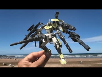 アウトドアガンプラ　HG デミトレーナー(チュチュ専用機)を作る