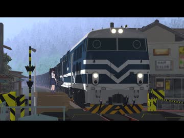 MMD鉄道で路地裏の石炭列車
