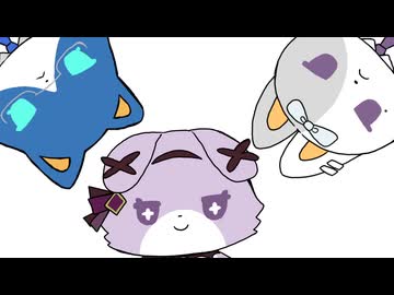 【手描き】まめねこたうん部でてってってパンパン