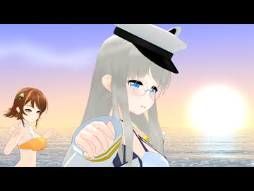 【MMDモデル配布】ヘイウッド新水着　まだ熱い【MMD艦これ】