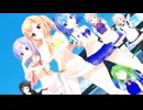 フランとレミリアとチルノが踊ります