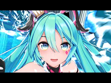 【MMD】YYB式初音ミクさんが水魔法を披露してくれるっテオ