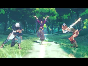 【妄想疾患■ガール】エトリノ組とテオに踊ってもらった【MMDダメプリ】