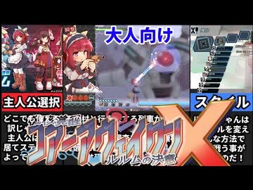 【機核覚醒～ルルムの決意～X】大人向けロックマンXが神ゲー過ぎた！[大人向け同人ゲーム紹介ずんだもん#339]