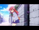 尻尾が引っかかって抜けないシャミ子