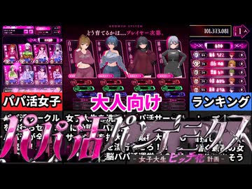 【パパ活パンデミクス】世界1のパパ活サークルを作り上げる運営SLG[大人向け同人ゲーム紹介茜ちゃん]