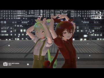【MMD】ずんだもん＆あんこもん　de　デビルじゃないもん