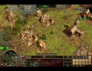 [aoe3 TAD]イギリス中尉のgdgdプレイ9 vsイギリス伍長 onバイユー part2
