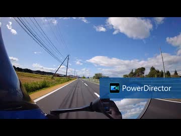 SUZUKI、GSXR125㏄、ブルー、走行風景動画、10月3日、私の音声入り。