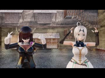 【MMDモデル配布】クロワちゃん＆アンジーさん【フランケンシュタインの怪物(HIMEHINA)】