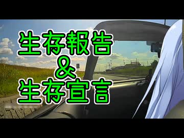 生存報告＆生存宣言