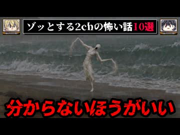 【海で踊り狂う白いくねくね】ゾッとする2chの怖い話短編10選【ゆっくり解説/作業用】