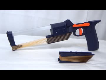 マガジン式ゴム銃を作ってみた