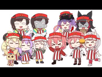 【手描き】面白シーンを一気見！手描きホロナルド総集編！【さくらみこ／白上フブキ／百鬼あやめ／大空スバル／大神ミオ／猫又おかゆ／角巻わため／常闇トワ／尾丸ポルカ／鷹嶺ルイ／ホロライブ／切り抜き動画】