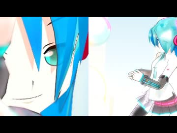 【MMD】妄想感傷代償連盟【Lat式ミク】_自主的比較