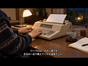 あのワープロで、何を作りましたか。専用機の終わりと残った技術