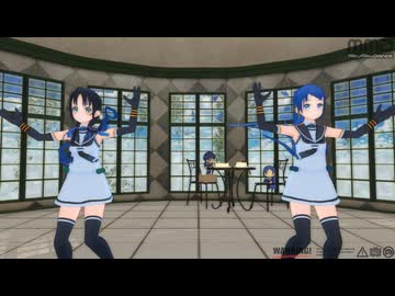 【MMD艦これ】百角式「五月雨･涼風」で スイートマジック
