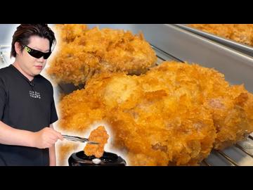 【限界突破ラーメンWARS＆FB誕生日記念でカツカレーラーメン作る生！】キッチン側の様子