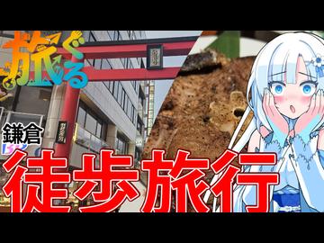 【旅行ぐるめ投稿祭】鎌倉旅行！腰越から鎌倉まで！サムネお肉美味しそうって思った？お魚なんだよNa~~~！利き手折れても収録投稿できるんじゃい！1日4食！旅行を楽しんじゃうもんね～～【WhiteCUL】