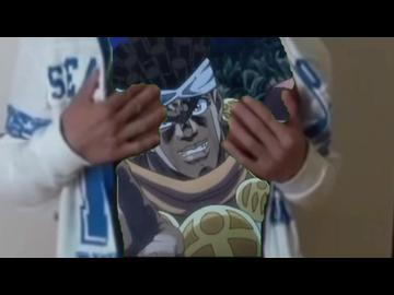 拓也の中から現れるモハメド・アヴドゥル