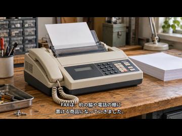 あのFAXは、どうやって紙を送っていたのか