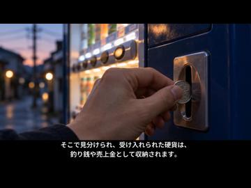 自動販売機は、どうやって硬貨を見分けているのか