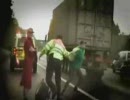 スウェーデン人姉妹、イギリスの高速道路にて