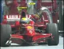 F1 2008 第15戦 シンガポールGP ピケJrクラッシュ ＆ マッサ給油トラブル