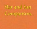 planet sun and star comparison　逆再生