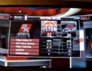 NBA2K9　ピストンズ対キャバリアーズ　第２Ｑ （デジカメ撮影）