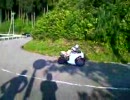 YAMAHA　TZM50　友人Bの走行