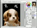 SAIでキャバリアを描いてみた