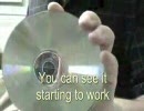 バナナを使ってＣＤの傷を消すョ