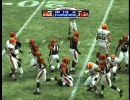 MaddenNFL09 オンライン対戦　 CIN vs CLE part 2