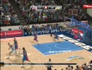 AI移籍後の ナゲッツ VS ピストンズ　【nba2k9】その4