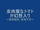 皮肉屋なトマトが幻想入り【第二部】　第五話『固有結界、使用不可』①
