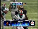 MaddenNFL09 オンライン対戦　 NO vs MIA part 5