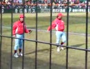 081206 カープOB戦・チーム広島キャッチボール