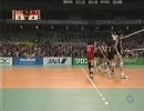女子バレー第11回Vリーグ ファイナルラウンド  NEC × JT  第1セット 2