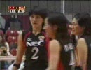 女子バレー第11回Vリーグ ファイナルラウンド  NEC × JT  第2セット 2