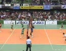 女子バレー 第56回黒鷲旗 決勝 JT × 久光製薬 第2セット 2