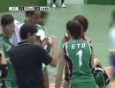 女子バレー 第56回黒鷲旗 決勝 JT × 久光製薬 第2セット 4