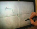 クレヨンでいたずら描きしてボールを動かすゲーム