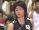 女子バレー 2005WGP 日本×韓国 第2セット 1